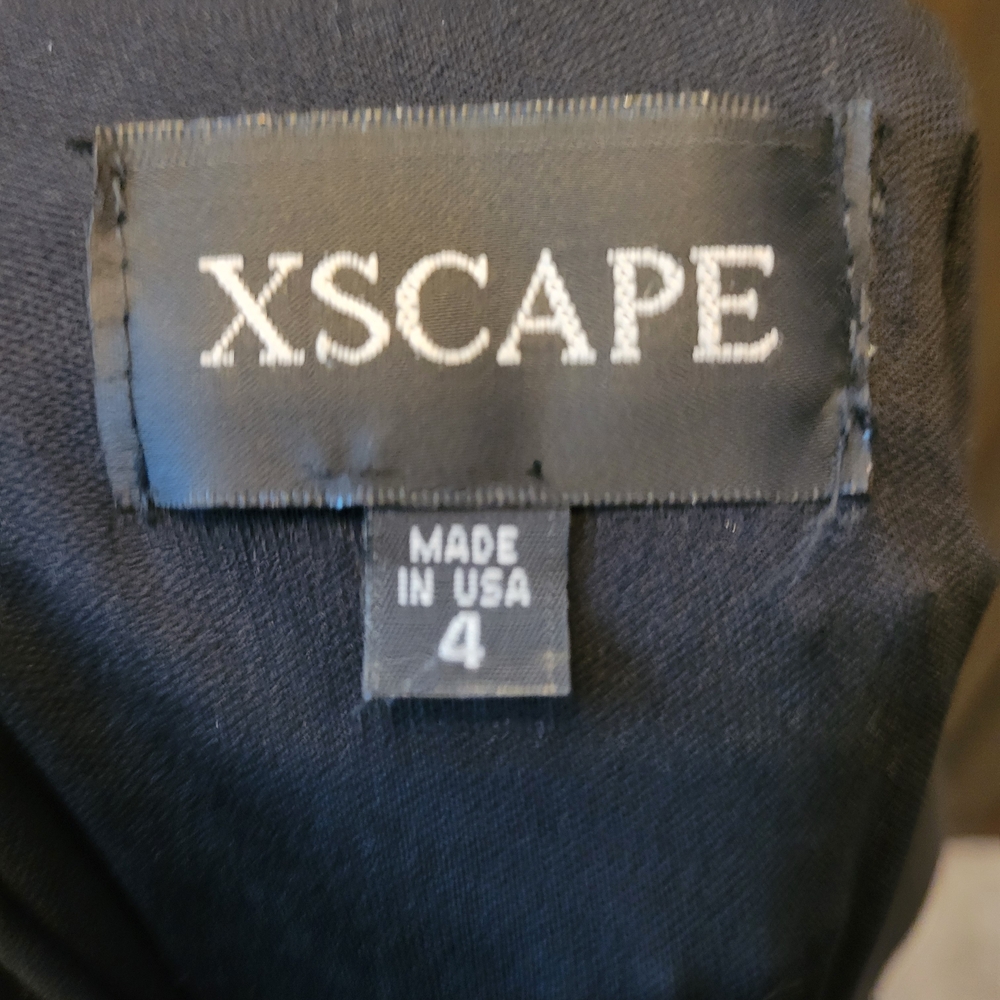 Xscape Black and Silver Maxi Dress - Picture 4 of 7